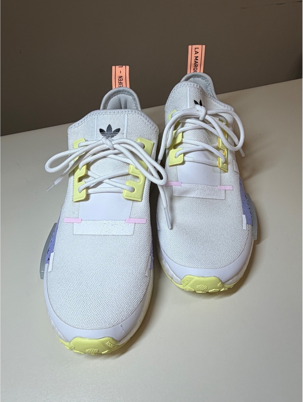 Adidas NMD R1 V2 White Pastel Multicolor Sneakers
